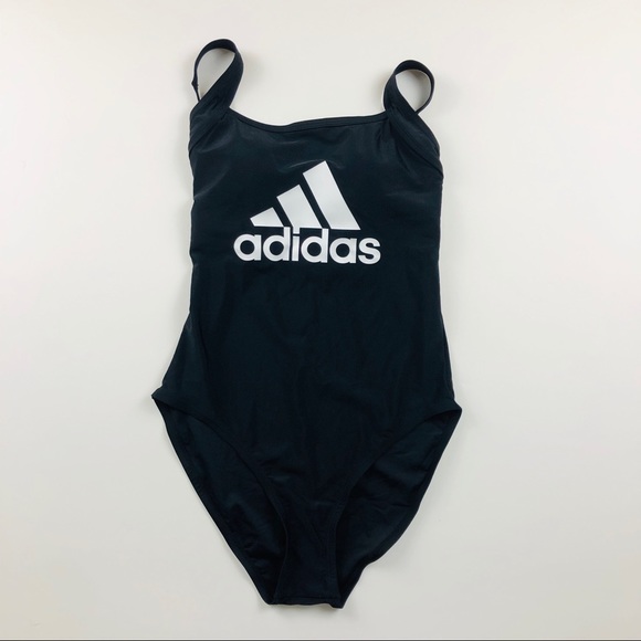 adidas Other - Nwt Adidas Black Cross Tie Back Swimsuit L